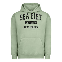 Pigment Oil Green womens sea girt new jersey nj vintage sports design black design v nec Urban Hoodie - linhVisuals
