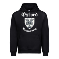 Black vintage oxford university 80s 90s Urban Hoodie - linhVisuals