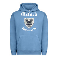 Pigment Pebble Blue vintage oxford university 80s 90s Urban Hoodie - linhVisuals