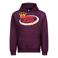 Mauve Wine pizza king cowboy Urban Hoodie - linhVisuals