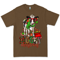Cacao mooey christmas holstein cow Premium Tee - CowGirlArtShop