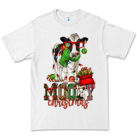 White mooey christmas holstein cow Premium Tee - CowGirlArtShop