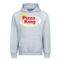 Heather Grey pizza king cowboy Urban Hoodie - linhVisuals