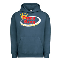 Pigment Midnight Navy pizza king cowboy Urban Hoodie - linhVisuals