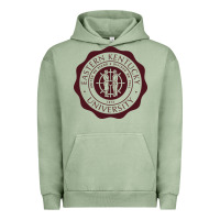 Pigment Oil Green eastern kentucky university seal Urban Hoodie - linhVisuals