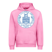 Fuchsia Pink eastern illinois university seal Urban Hoodie - linhVisuals