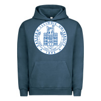 Pigment Midnight Navy eastern illinois university seal Urban Hoodie - linhVisuals