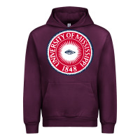Mauve Wine university of mississippi seal Urban Hoodie - linhVisuals