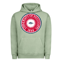 Pigment Oil Green university of mississippi seal Urban Hoodie - linhVisuals