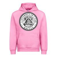 Fuchsia Pink university of utah seal Urban Hoodie - linhVisuals