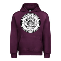 Mauve Wine university of utah seal Urban Hoodie - linhVisuals