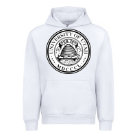 White university of utah seal Urban Hoodie - linhVisuals