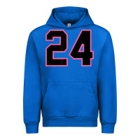 Cobalt number 24 sports jersey athlete fan pink black lucky number t shirt Urban Hoodie - linhVisuals