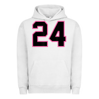 Pigment Lunar Rock number 24 sports jersey athlete fan pink black lucky number t shirt Urban Hoodie - linhVisuals