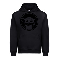 Black newbaby yoda 01 Urban Hoodie - linhVisuals