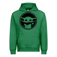 Emerald newbaby yoda 01 Urban Hoodie - linhVisuals