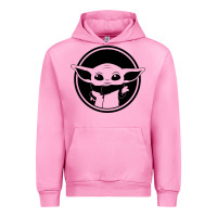 Fuchsia Pink newbaby yoda 01 Urban Hoodie - linhVisuals