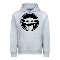 Heather Grey newbaby yoda 01 Urban Hoodie - linhVisuals