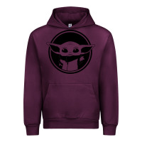 Mauve Wine newbaby yoda 01 Urban Hoodie - linhVisuals