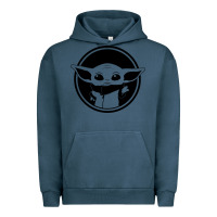 Pigment Midnight Navy newbaby yoda 01 Urban Hoodie - linhVisuals