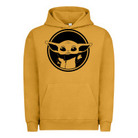 Pigment Peanut Butter newbaby yoda 01 Urban Hoodie - linhVisuals