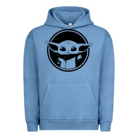 Pigment Pebble Blue newbaby yoda 01 Urban Hoodie - linhVisuals