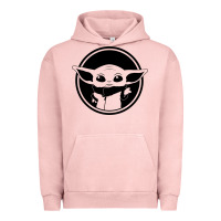 Pigment Salmon newbaby yoda 01 Urban Hoodie - linhVisuals