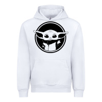 White newbaby yoda 01 Urban Hoodie - linhVisuals