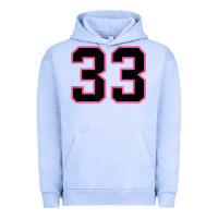 Pigment Grape Ice number 33 sports jersey athlete fan pink black lucky number t shirt Urban Hoodie - linhVisuals