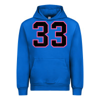 Cobalt number 33 sports jersey athlete fan pink black lucky number t shirt Urban Hoodie - linhVisuals