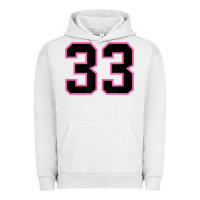 Pigment Lunar Rock number 33 sports jersey athlete fan pink black lucky number t shirt Urban Hoodie - linhVisuals