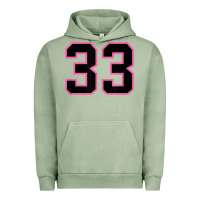 Number 33 Sports Jersey Athlete Fan Pink Black Lucky Number T Shirt Urban Hoodie | Teevron