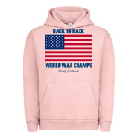 Pigment Salmon newback to back world war champs back Urban Hoodie - linhVisuals