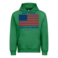 Emerald newback to back world war champs back Urban Hoodie - linhVisuals