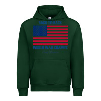 Forest Green newback to back world war champs back Urban Hoodie - linhVisuals