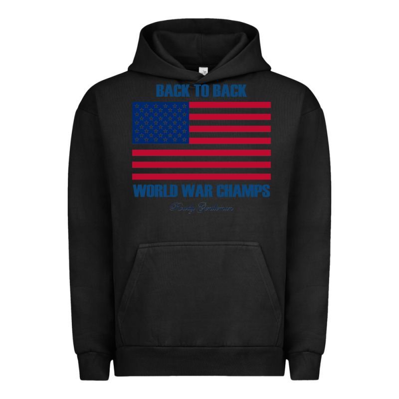 Newback To Back World War Champs Back Urban Hoodie by linhVisuals | Teevron