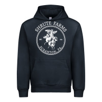 Navy shrute farms original Urban Hoodie - linhVisuals