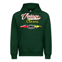 Forest Green vintage classic oldies cars Urban Hoodie - linhVisuals