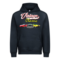 Navy vintage classic oldies cars Urban Hoodie - linhVisuals