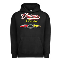 Pigment Black vintage classic oldies cars Urban Hoodie - linhVisuals
