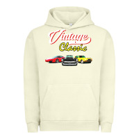 Pigment Pistachio vintage classic oldies cars Urban Hoodie - linhVisuals