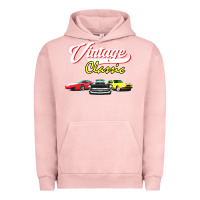 Pigment Salmon vintage classic oldies cars Urban Hoodie - linhVisuals