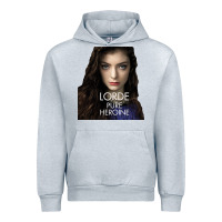 Heather Grey Lorde Urban Hoodie - linhVisuals