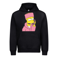 Black newbart simpson camron Urban Hoodie - linhVisuals