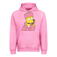 Fuchsia Pink newbart simpson camron Urban Hoodie - linhVisuals