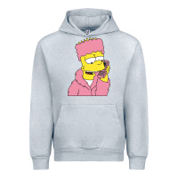 Heather Grey newbart simpson camron Urban Hoodie - linhVisuals