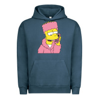 Pigment Midnight Navy newbart simpson camron Urban Hoodie - linhVisuals