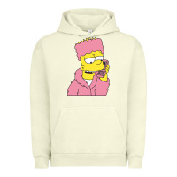 Pigment Pistachio newbart simpson camron Urban Hoodie - linhVisuals