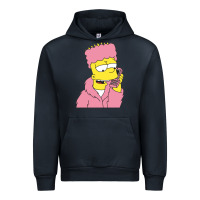 Navy newbart simpson camron Urban Hoodie - linhVisuals