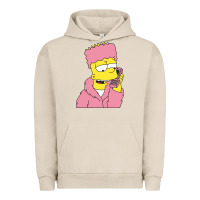 Pigment French Oak newbart simpson camron Urban Hoodie - linhVisuals